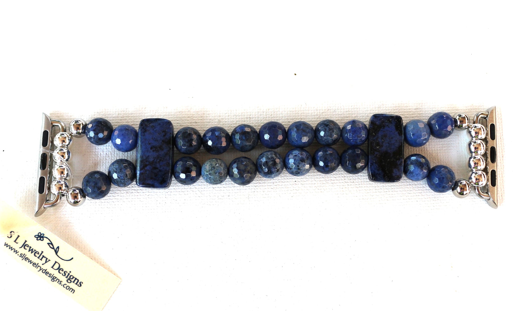 Dumortierite Gemstone Bracelet Watch Band for Apple Watch