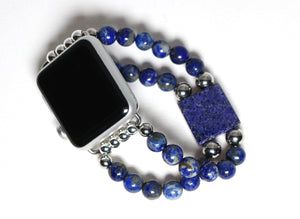 Lapis Lazuli Square Bracelet Watch Band for Apple Watch